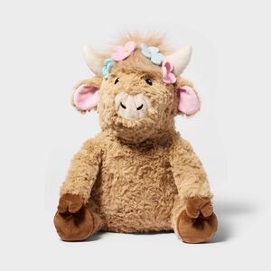 13'' Highland Cow Stuffed Animal Valentines Day Easter Toys NWT